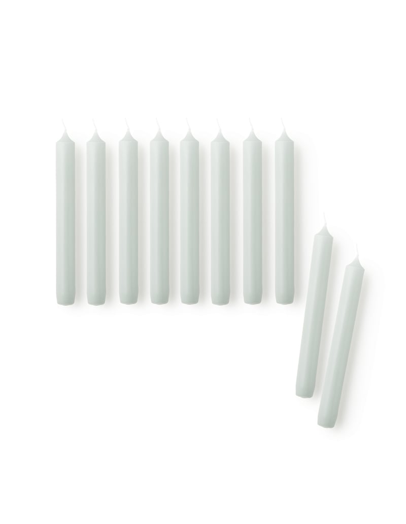 Taper candles 19 cm 10 pcs - Sea Blue - image 1