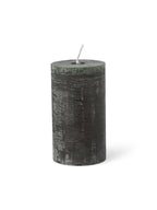 Pillar candle 12 cm - Dark Green - image 1