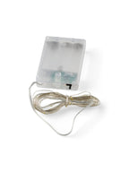 Velvet star with LED light - Bordeaux - image 2