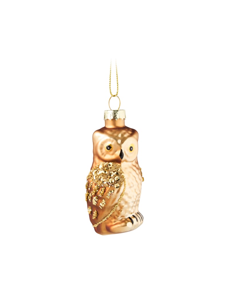 Owl ornament - Gold - image 1