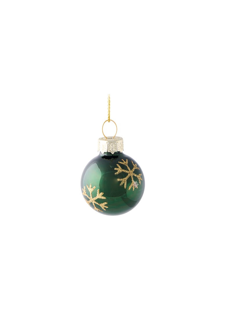 Christmas bauble - Dark Green, Gold - image 1