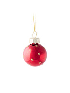 Christmas bauble - Red, Gold - image 1