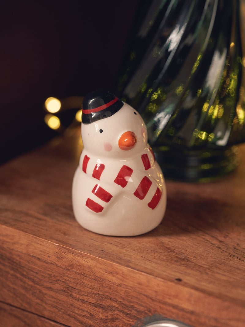 Decorative snowman - White - image 2