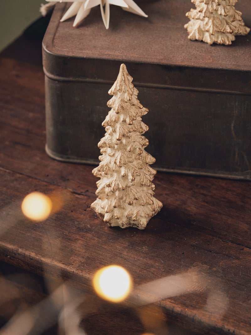 Decorative tree - Off White, Gold - image 2