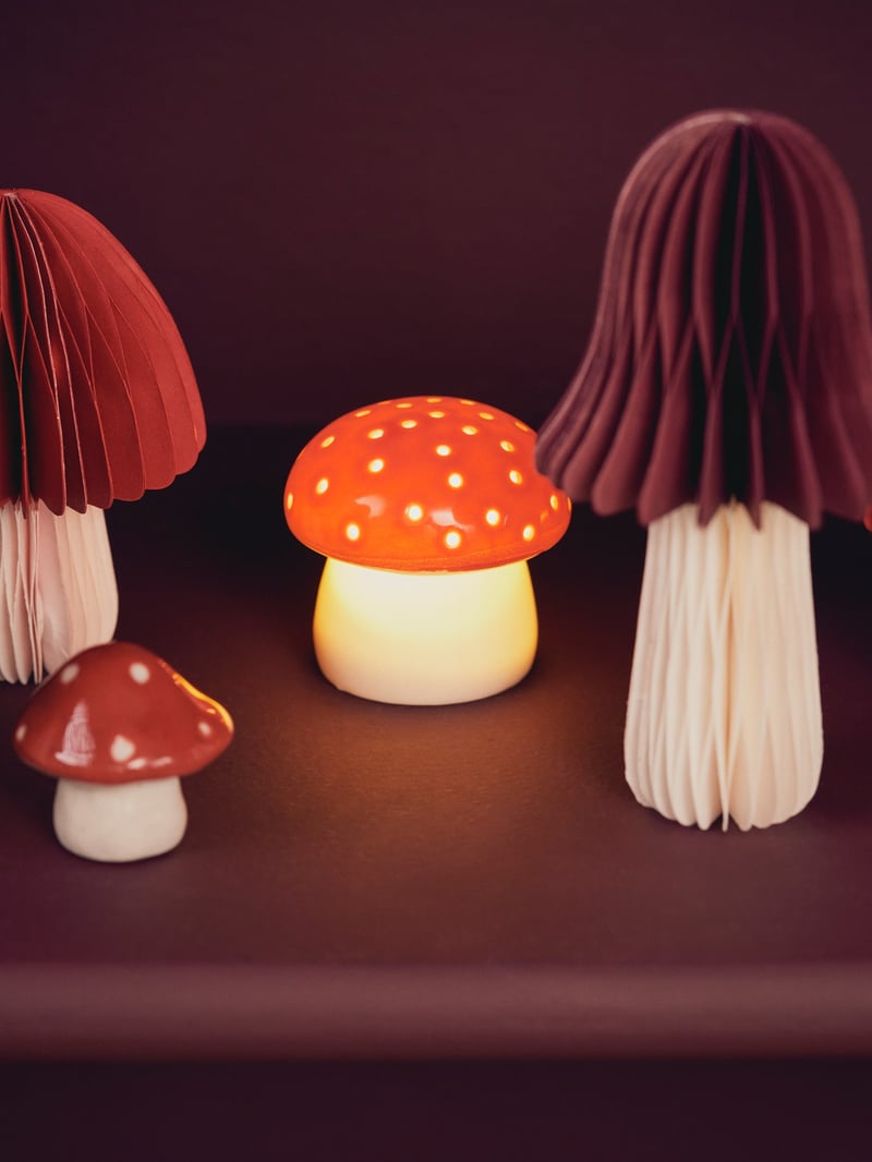 LED mushroom - Red - image 2