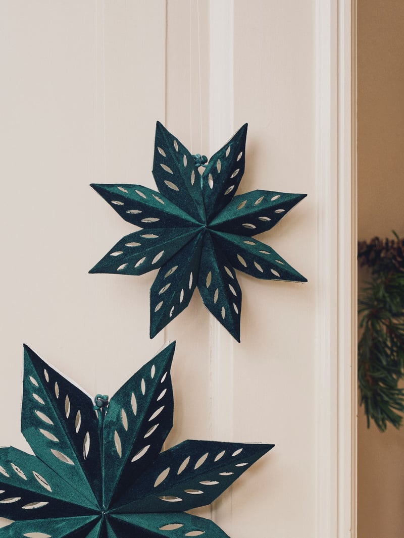 Velvet star - Dark Green - image 2