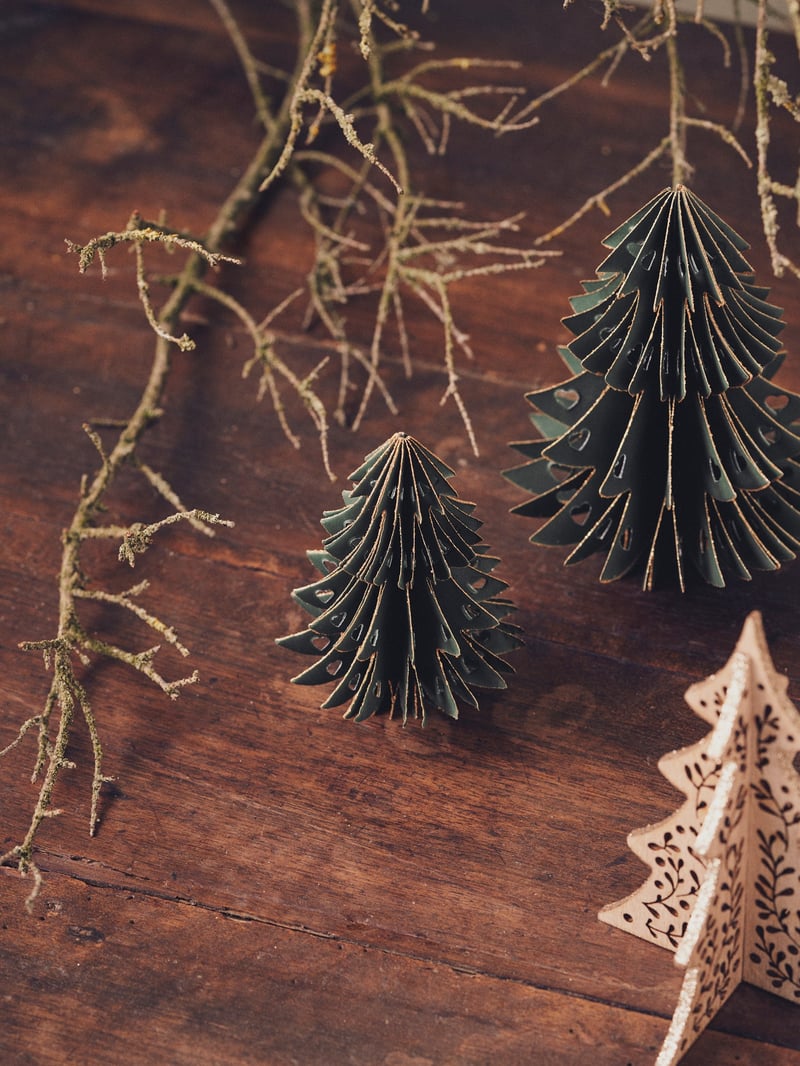 Paper Christmas tree - Pine Green - image 2
