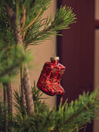 Snow boot ornament - Red - image 2