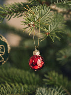 Christmas bauble - Red, Gold - image 2