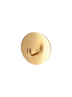 Adhesive hook - Brass - image 1