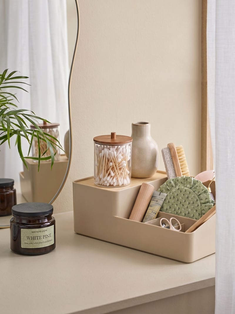 Makeup organiser - Camel - image 2