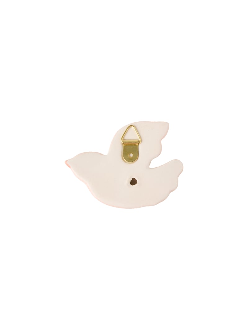 Dove wall decoration - Dusty Rose, Off White - image 2