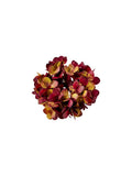 Artificial hydrangea wreath - Bordeaux - image 1