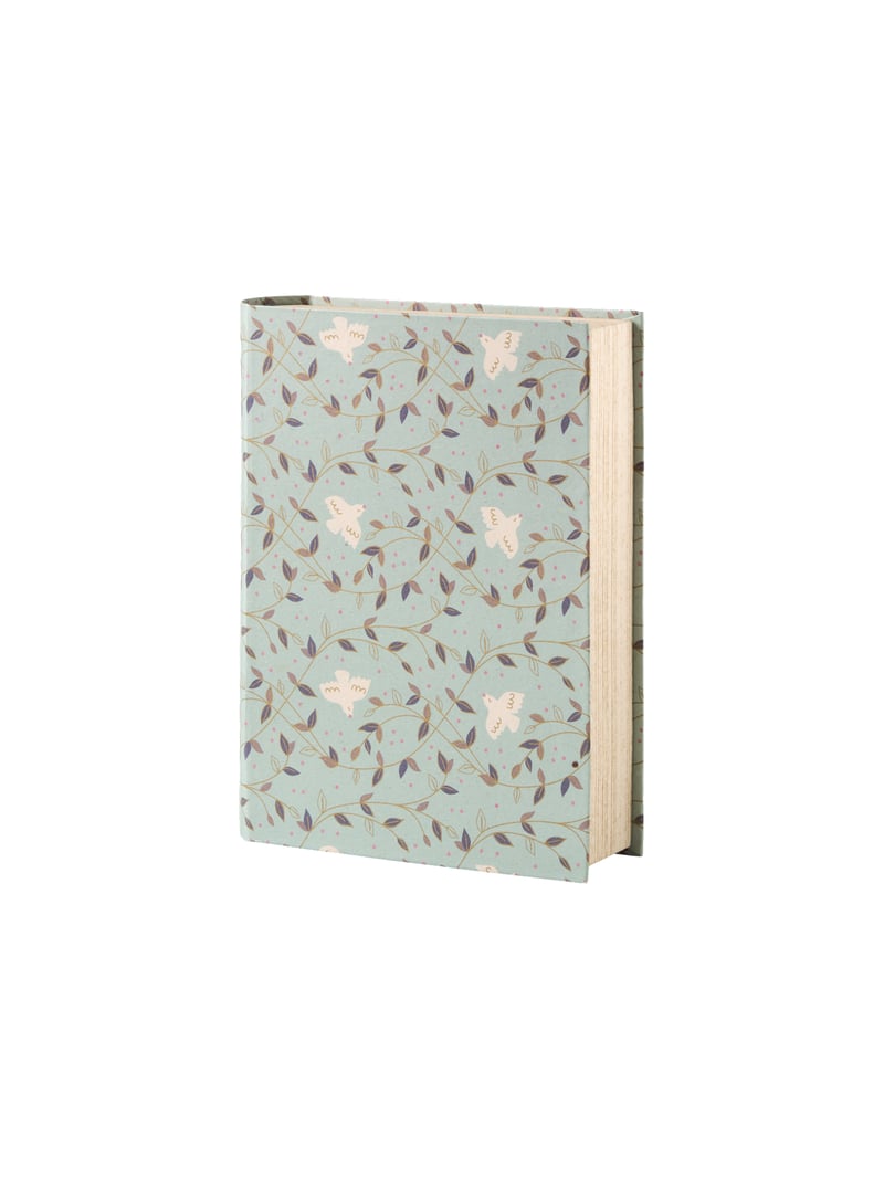 Book storage box - Dusty Green, Off White - image 1