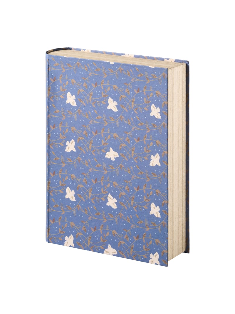 Book storage box - Smokey Blue, Off White - image 1