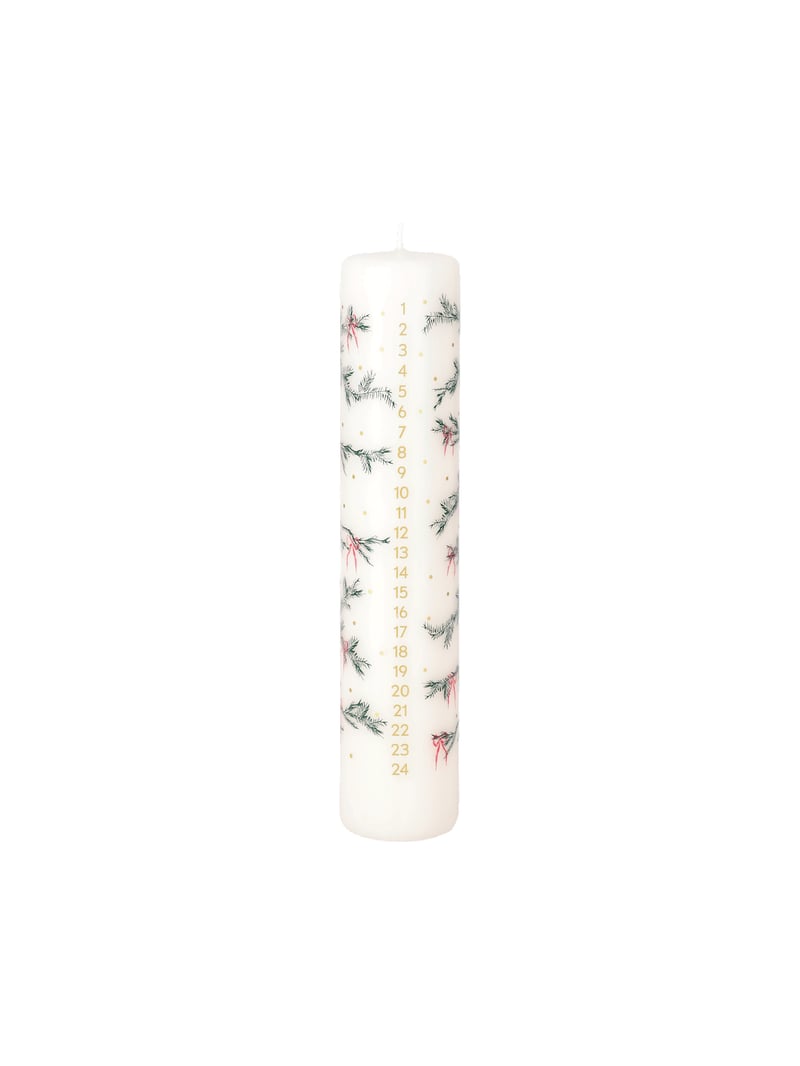 Advent candle - Off White, Gold - image 1