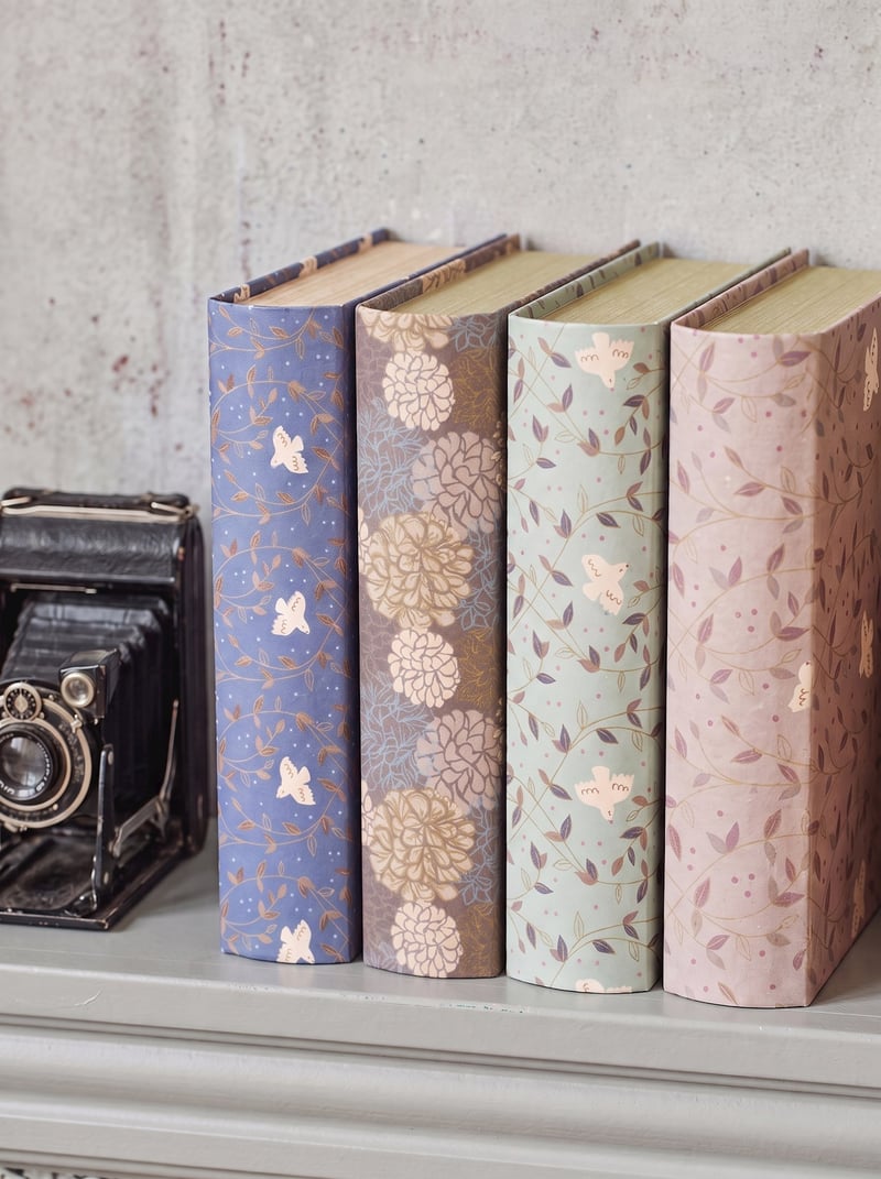 Book storage box - Mocha, Off White - image 3