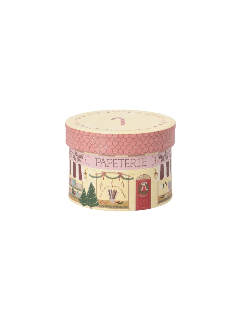 Round gift box - Light Yellow - image 1