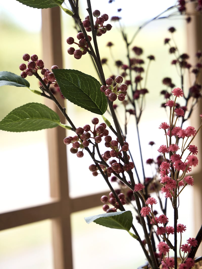 Artificial berries - Red, Green - image 3