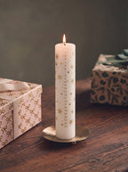 Advent candle - Off White, Gold - image 2