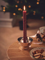 Advent candle - Bordeaux, Gold - image 2