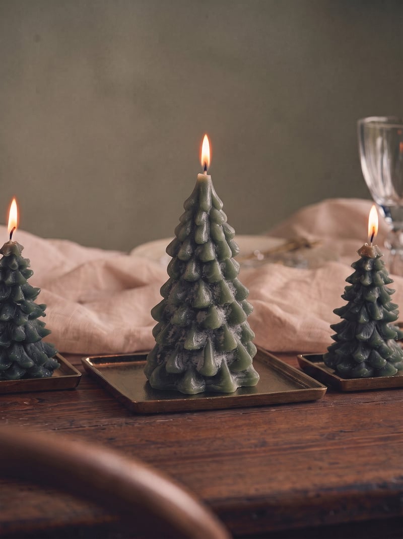 Christmas tree candle - image 2