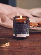 Scented candle Christmas tree - Navy, Gold - image 2