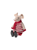 Decorative mouse - Light Brown, Red - image 1