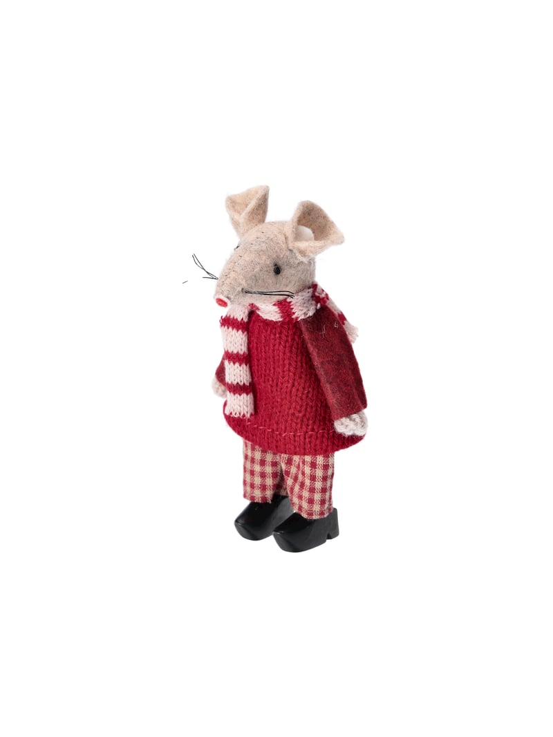 Decorative mouse - Red, Camel - image 1