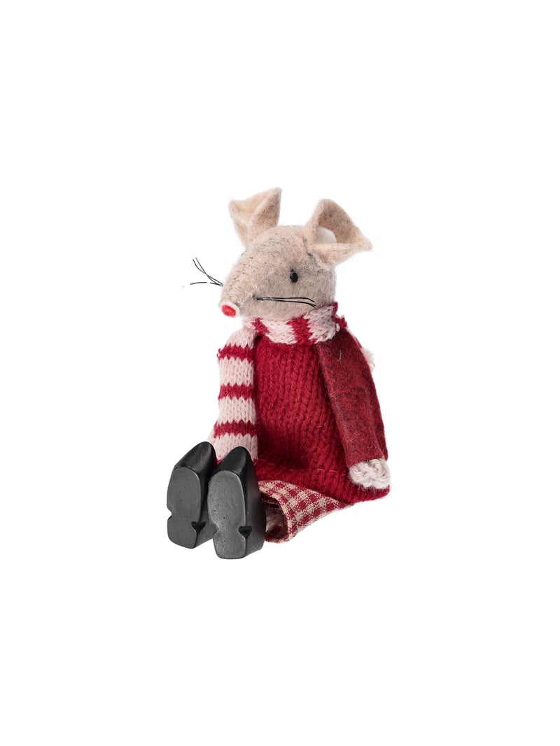 Decorative mouse - Red, Camel - image 2