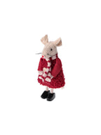Decorative mouse - Red, Camel - image 1