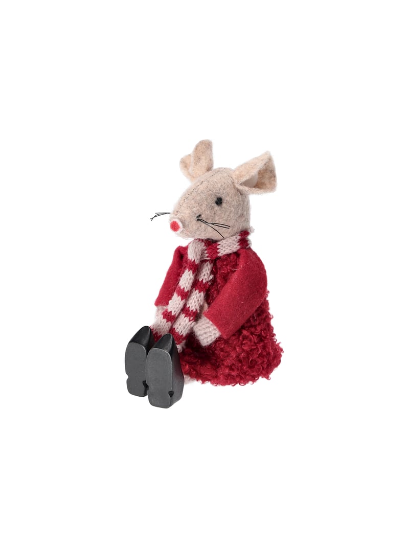 Decorative mouse - Red, Camel - image 2