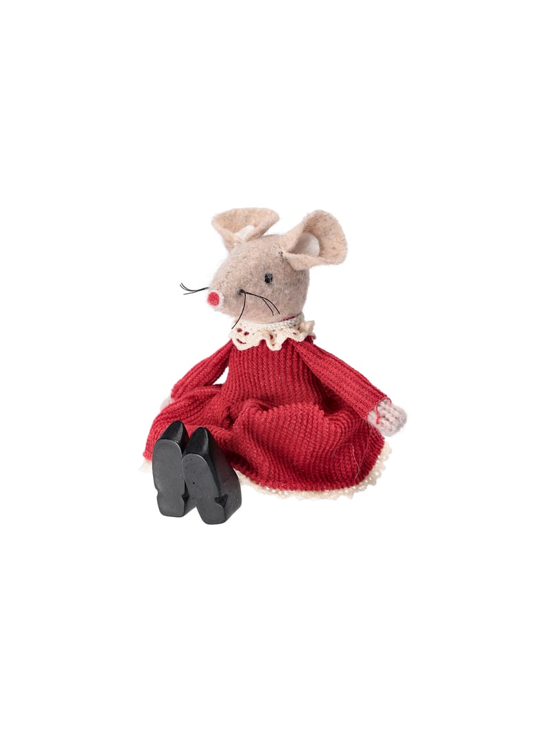 Decorative mouse - Red, Camel - image 2