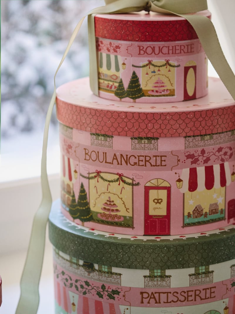 Round gift box - Rose - image 2